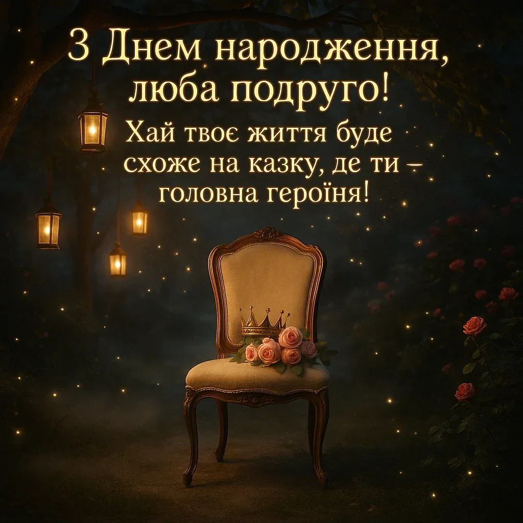 Привітання для подруги з днем народження