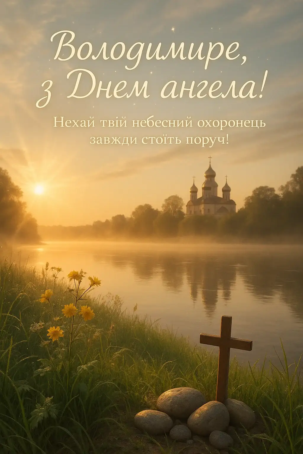Привітання з днем ангела Володимира