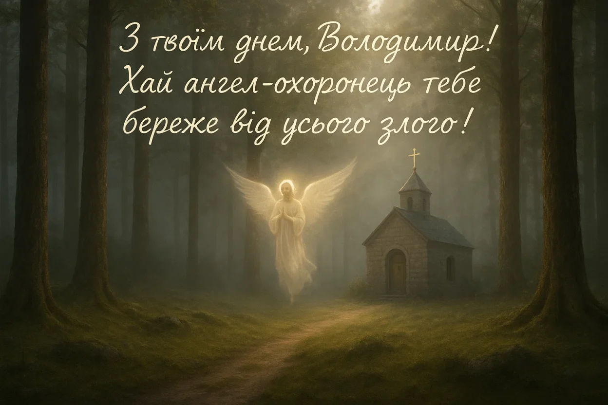 Привітання з днем ангела Володимира