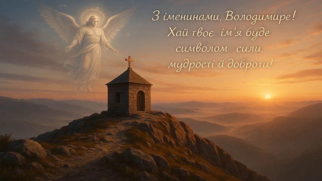 Привітання з днем ангела Володимира