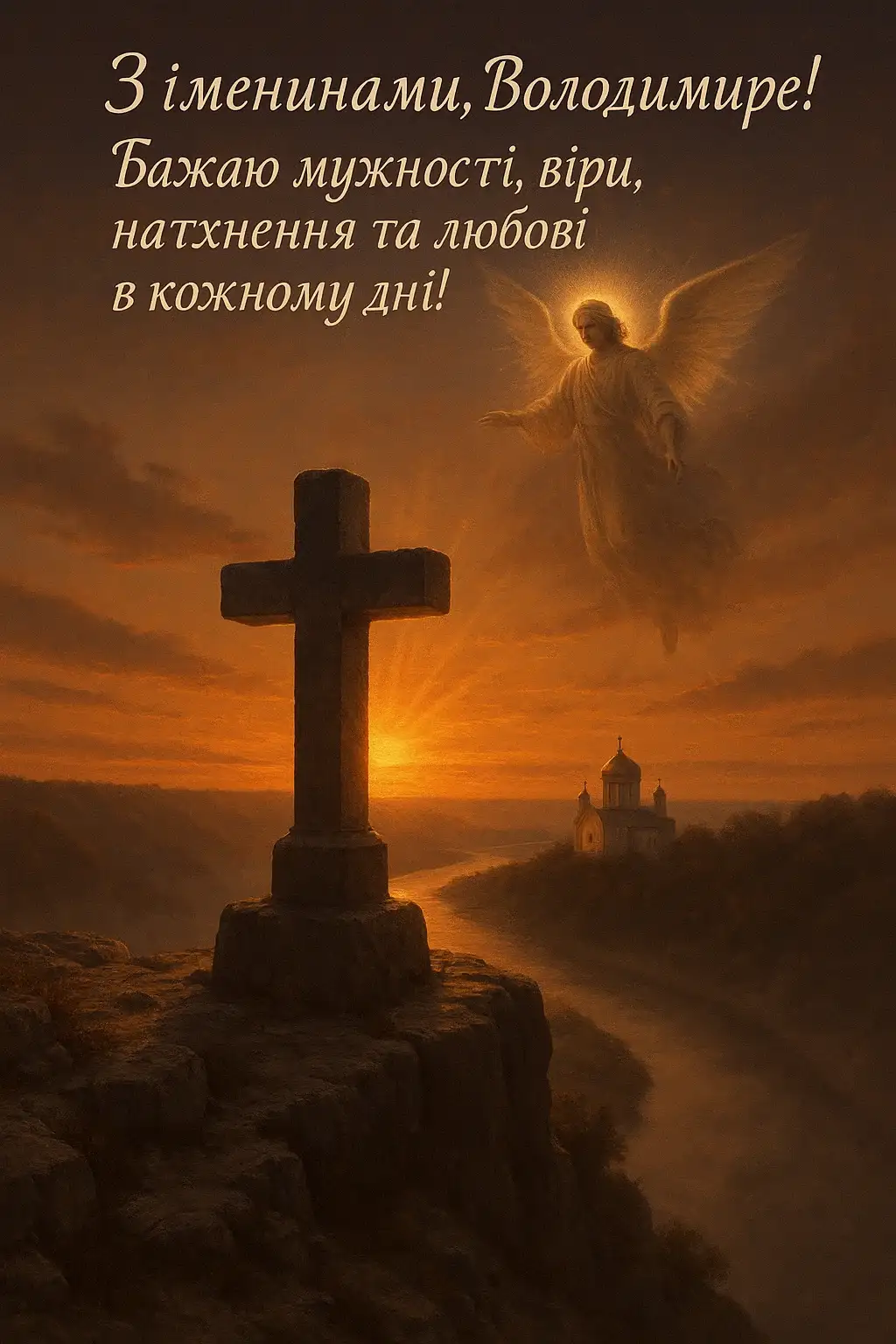 Привітання з днем ангела Володимира