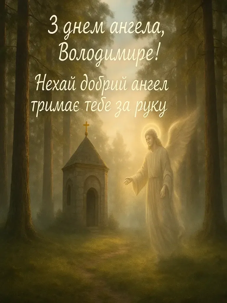 Привітання з днем ангела Володимира
