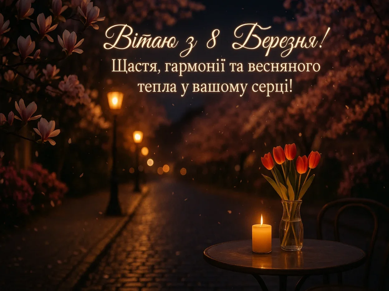 Привітання зі святом 8 березня