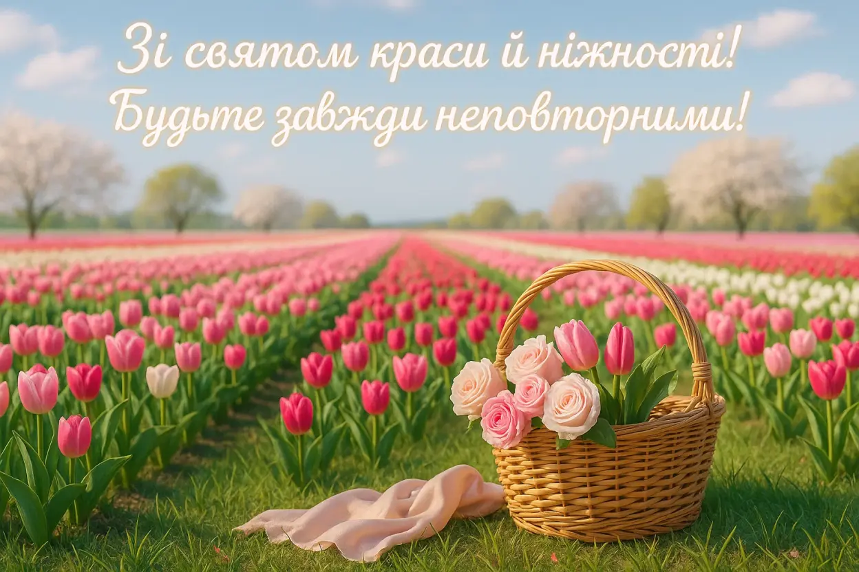 Привітання зі святом 8 березня