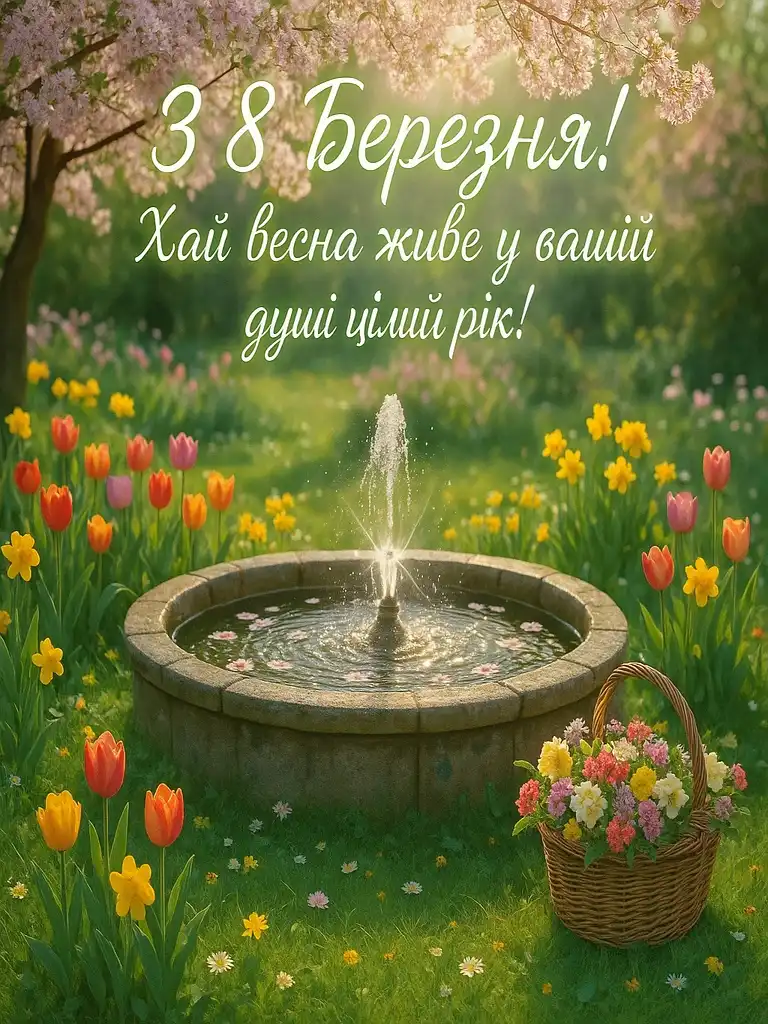 Привітання зі святом 8 березня