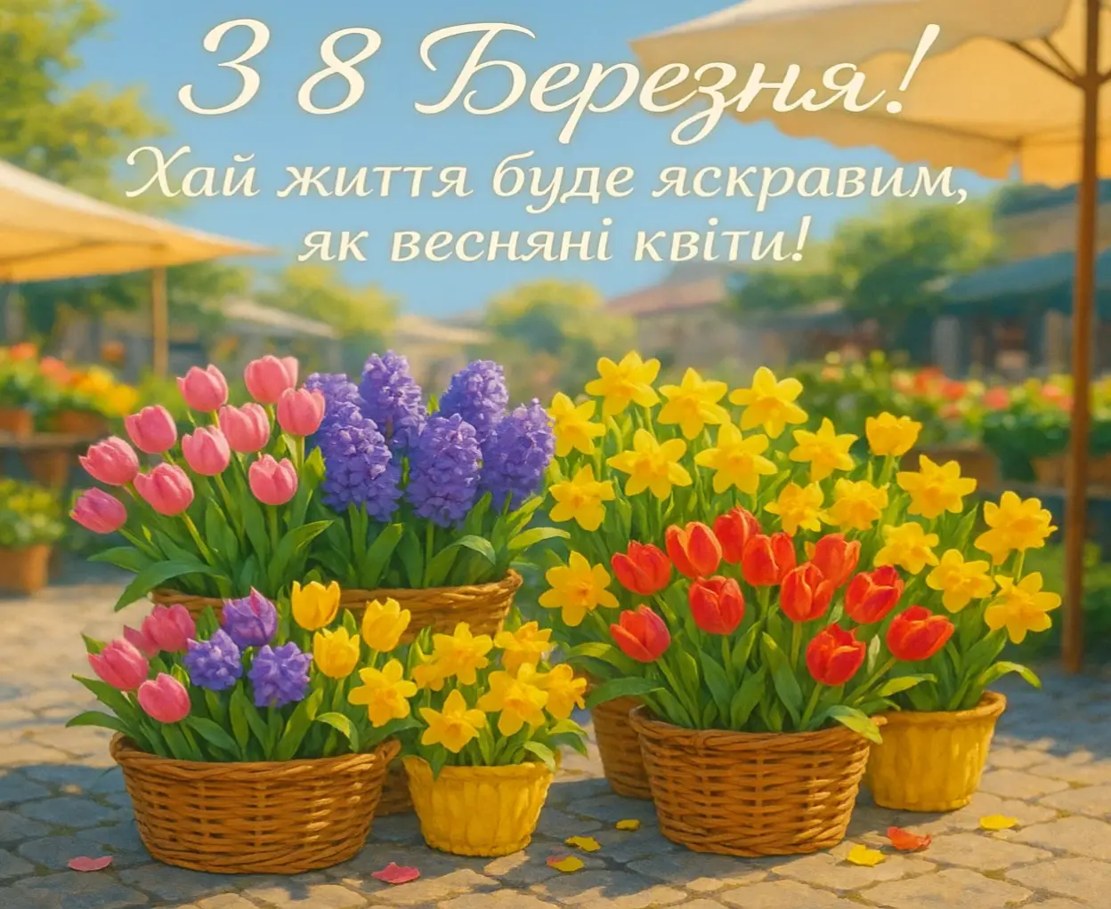 Привітання зі святом 8 березня
