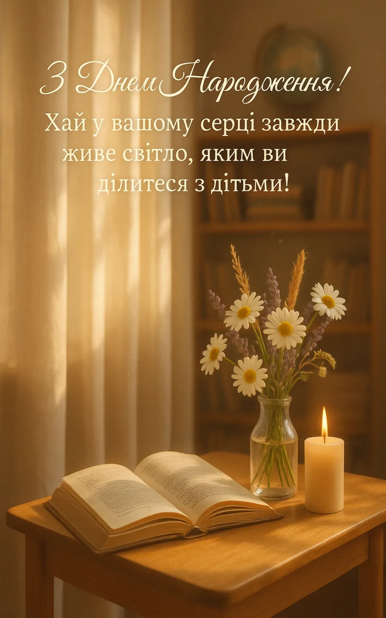 Привітання з днем народження вчительку до сліз