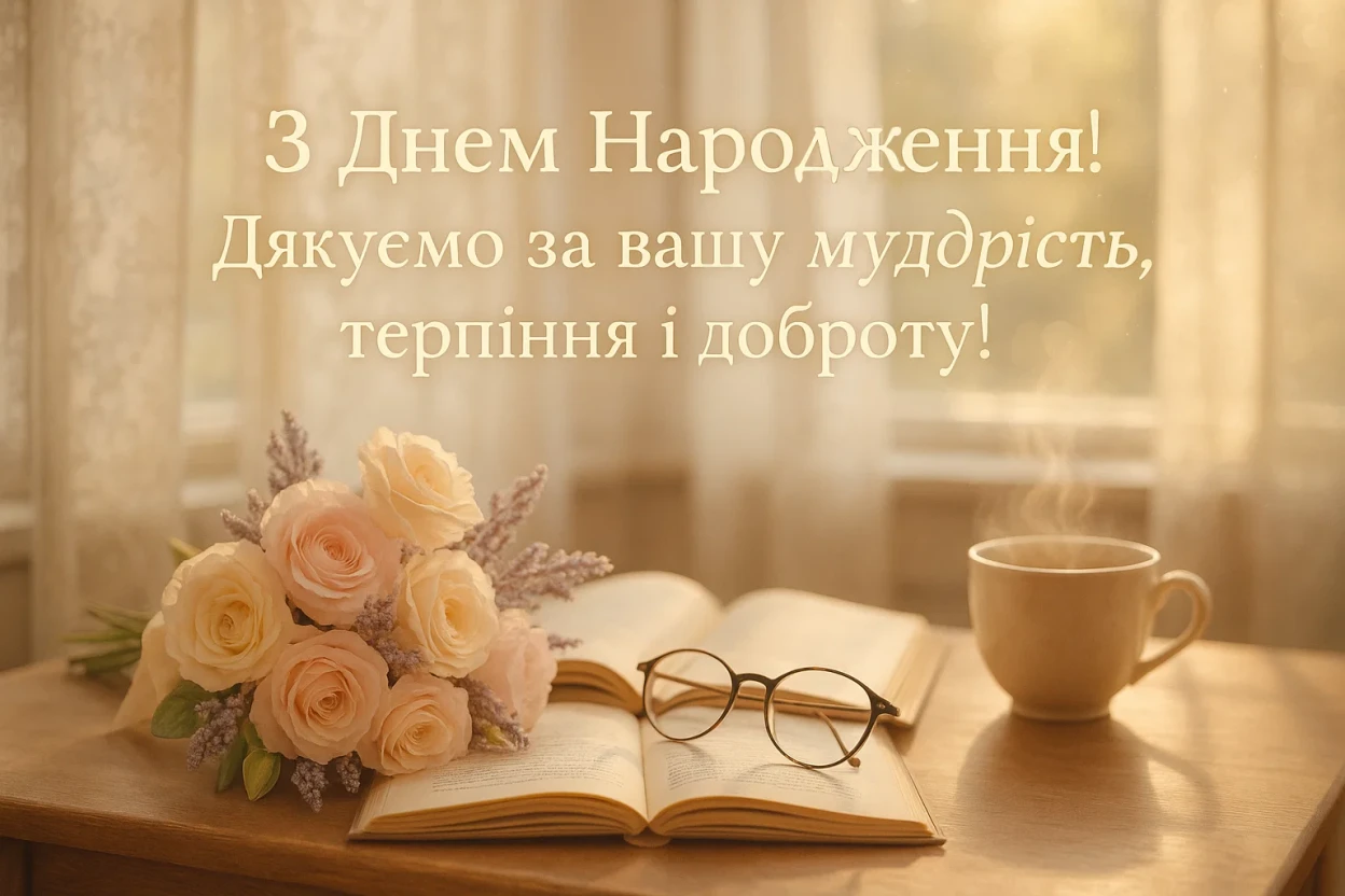Привітання з днем народження вчительку до сліз