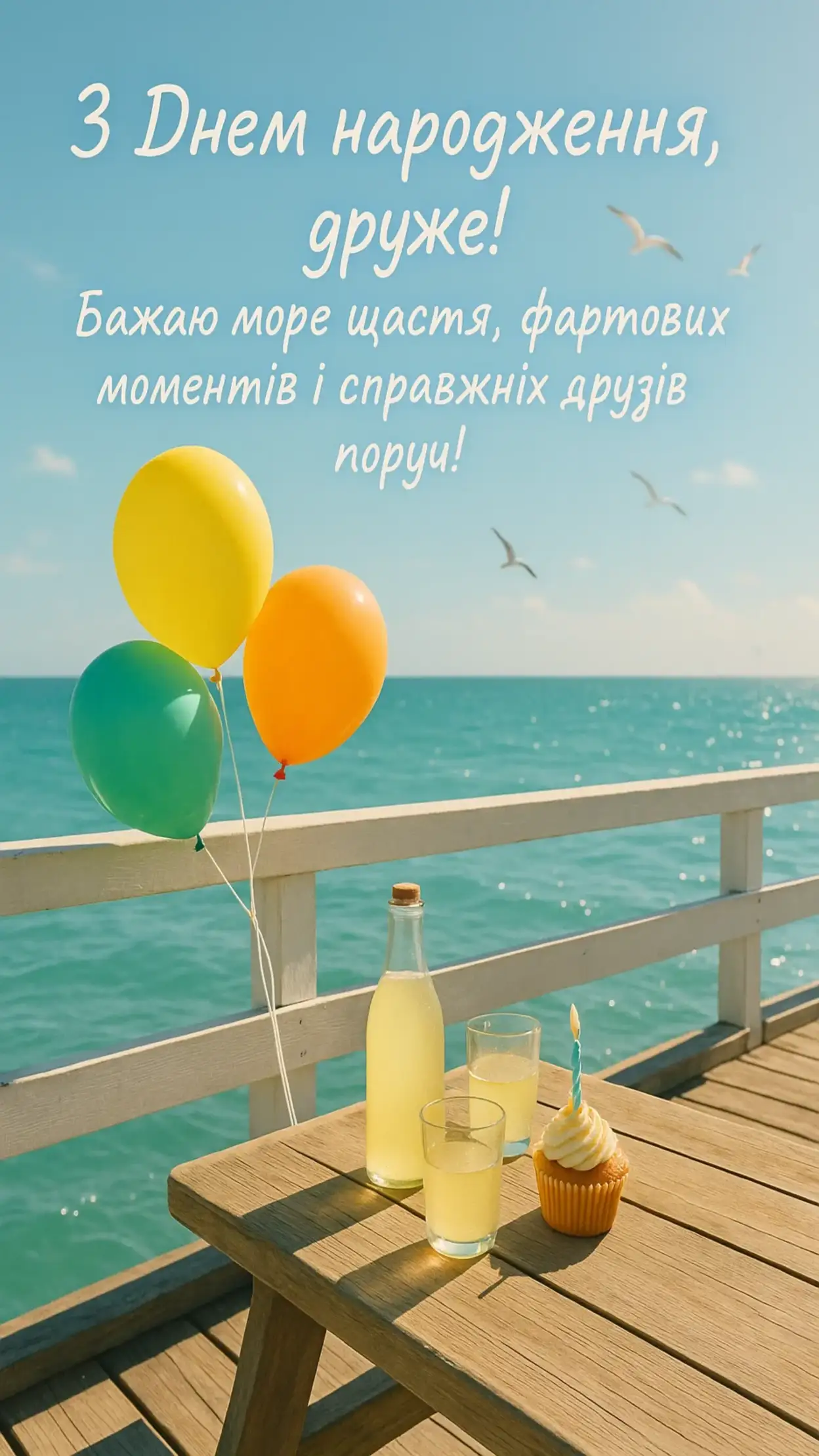 Привітання для друга з днем народження