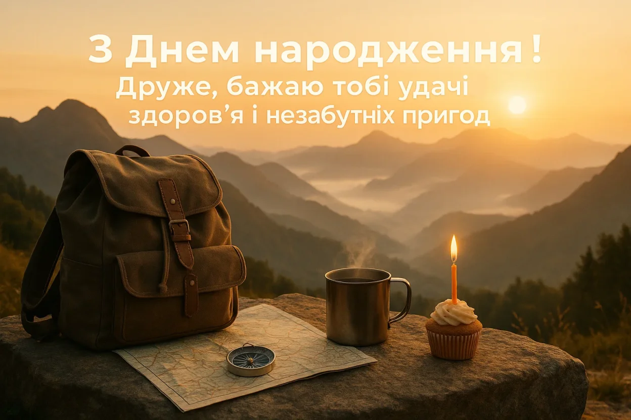 Привітання для друга з днем народження