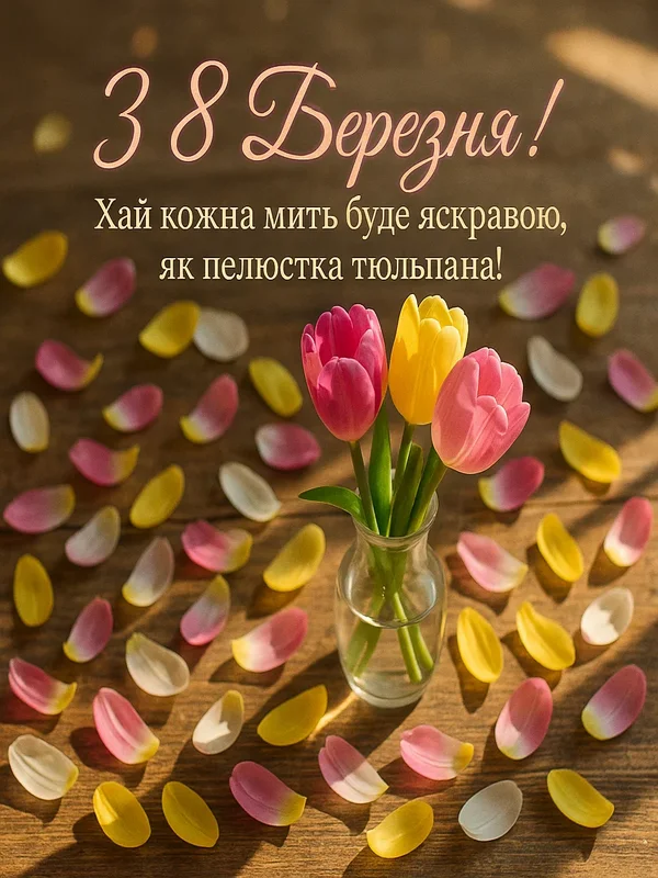 Гарне привітання з 8 березня