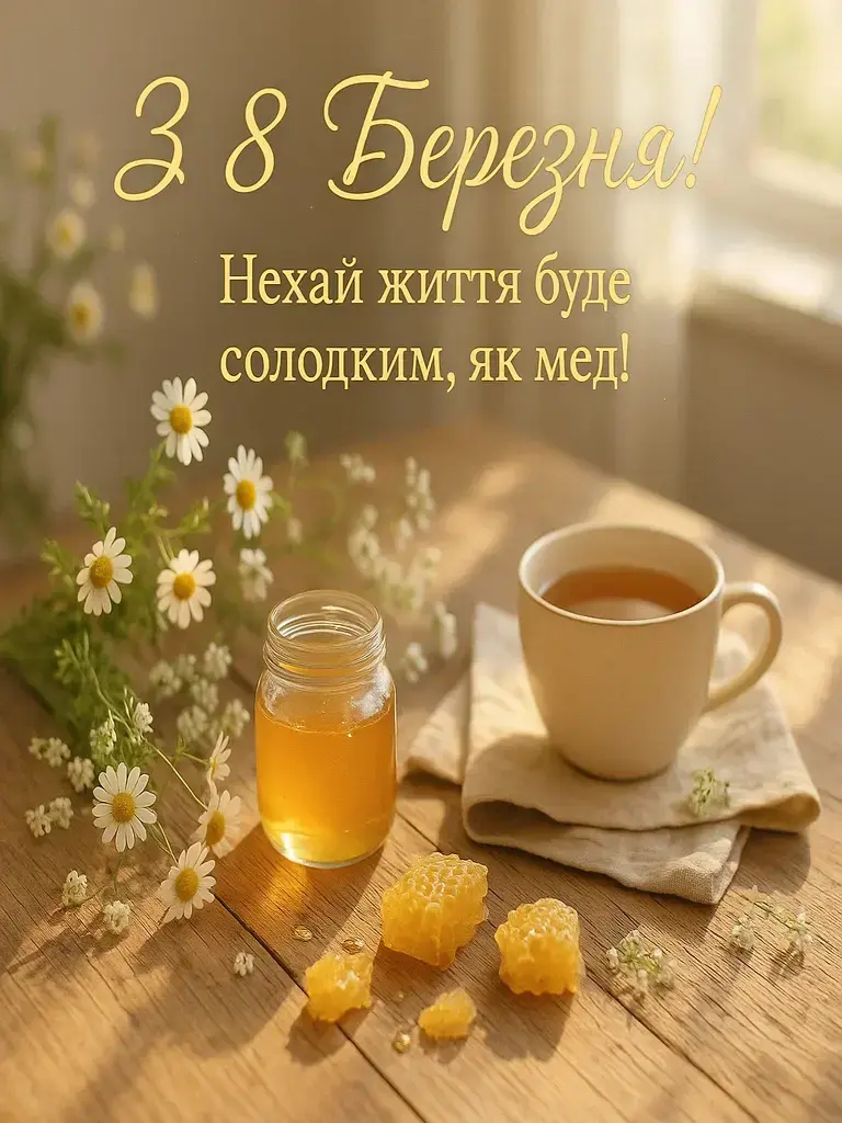 Гарне привітання з 8 березня