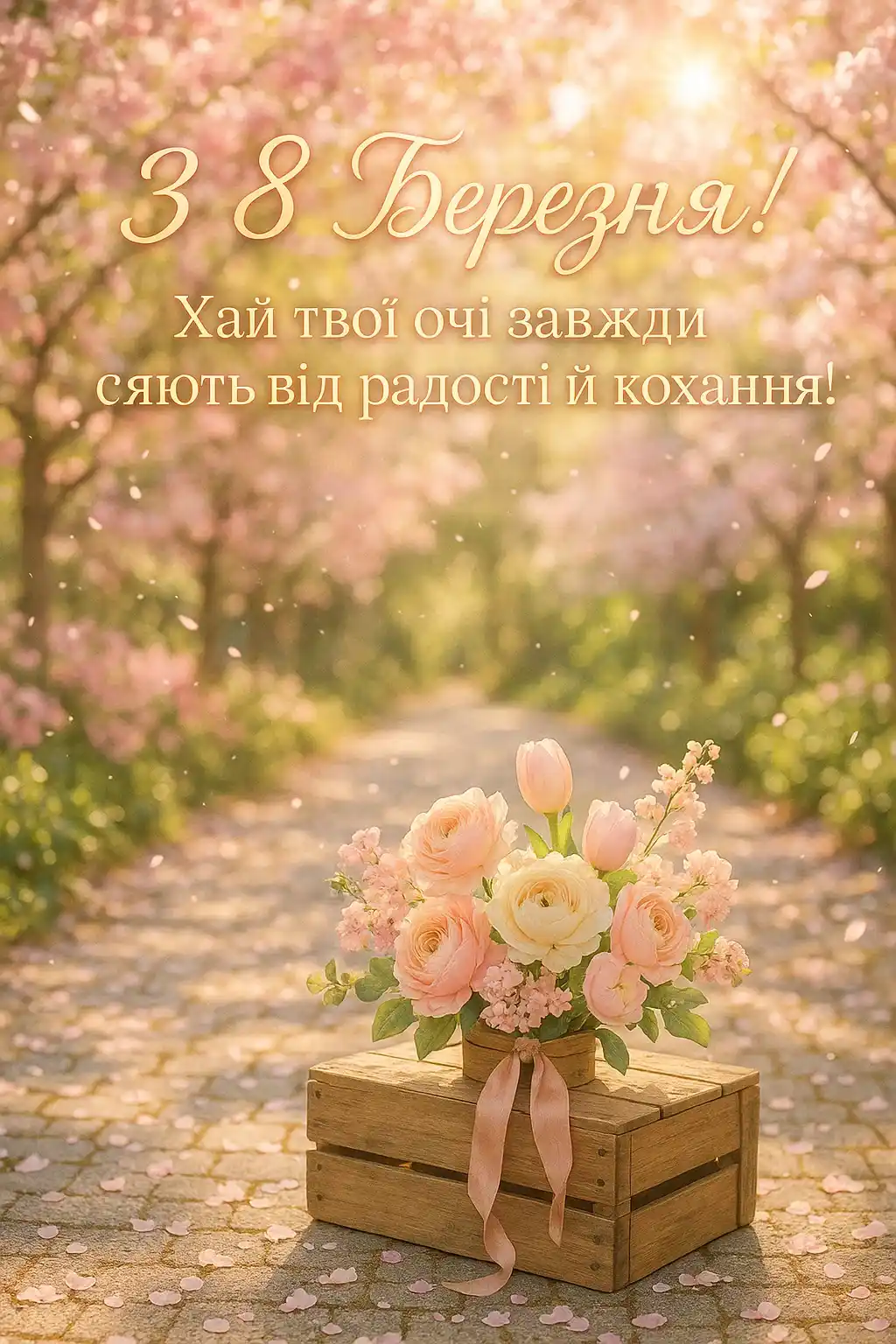 Гарне привітання з 8 березня