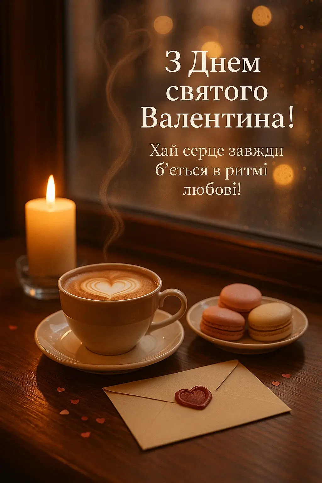 Привітання з днем святого валентина