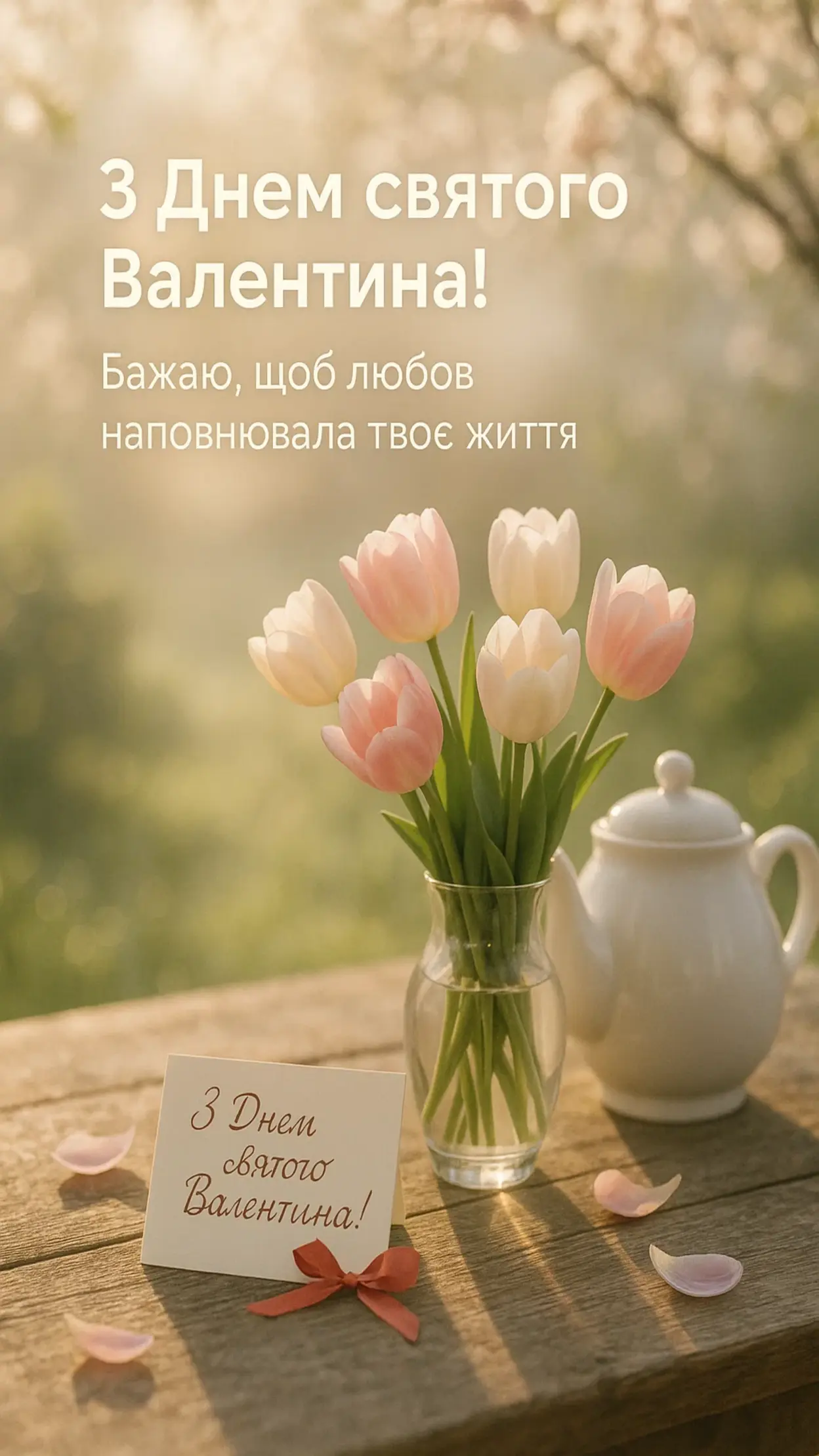 Привітання з днем святого валентина