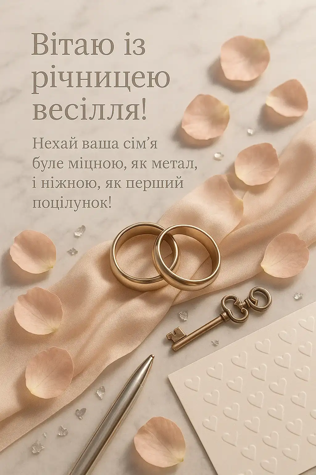 Привітання з 8 років весілля