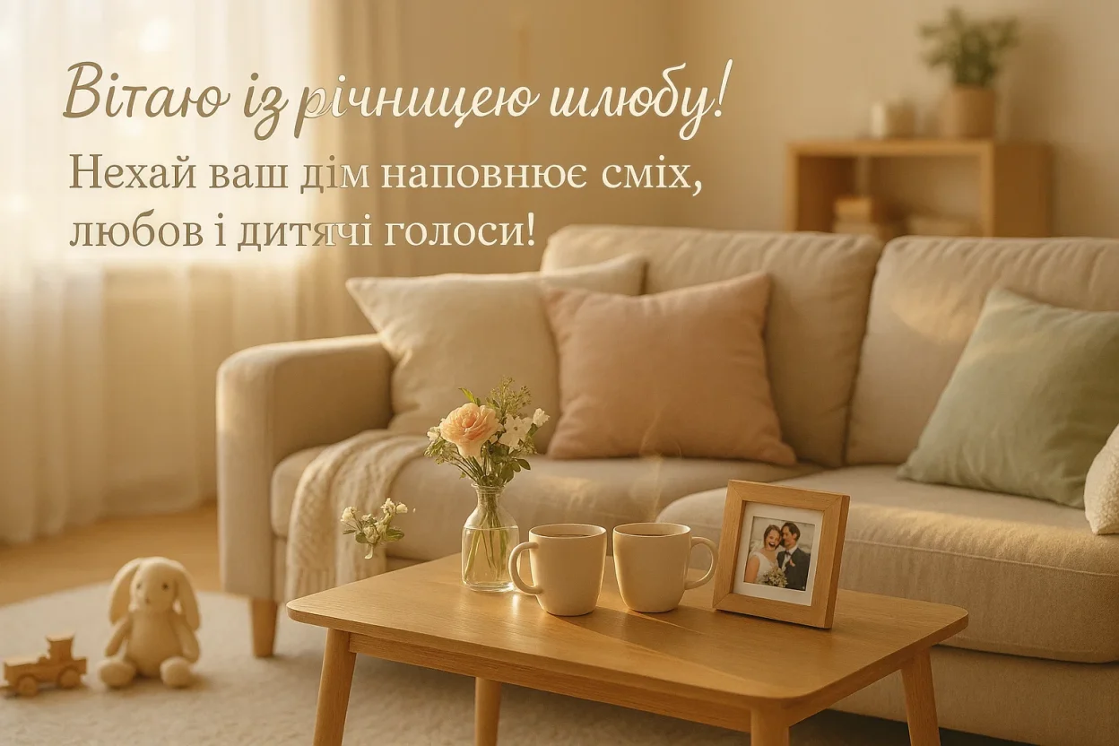 Привітання з 8 років весілля
