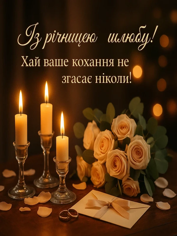 Привітання з 8 років весілля