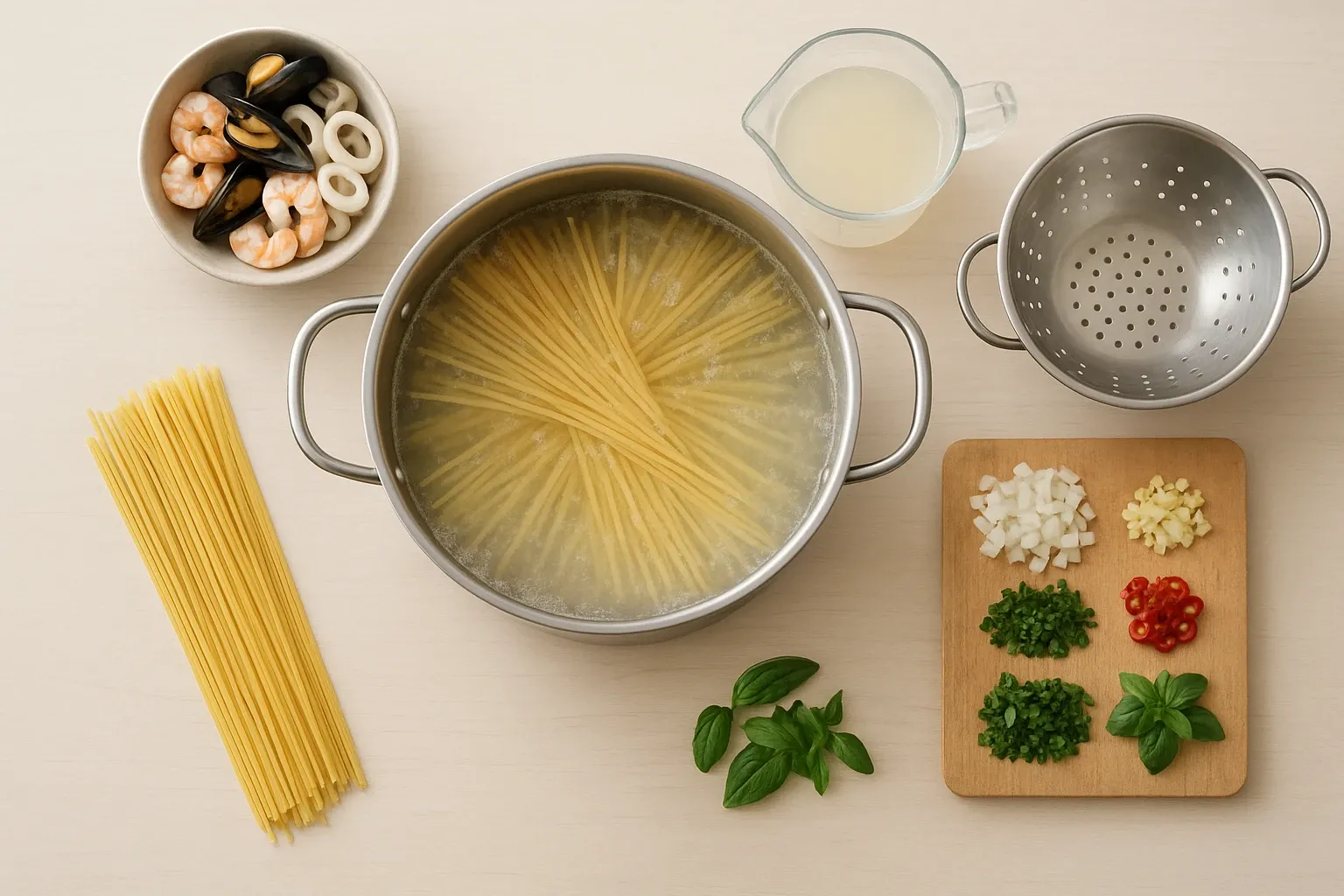 Паста з морепродуктами: класичний італійський рецепт