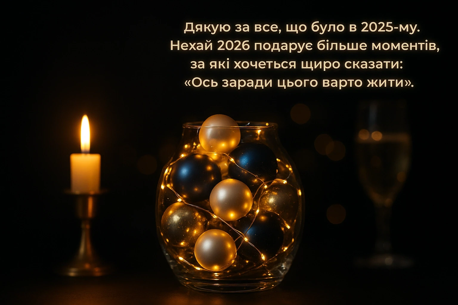 Короткі привітання з новим роком 2026