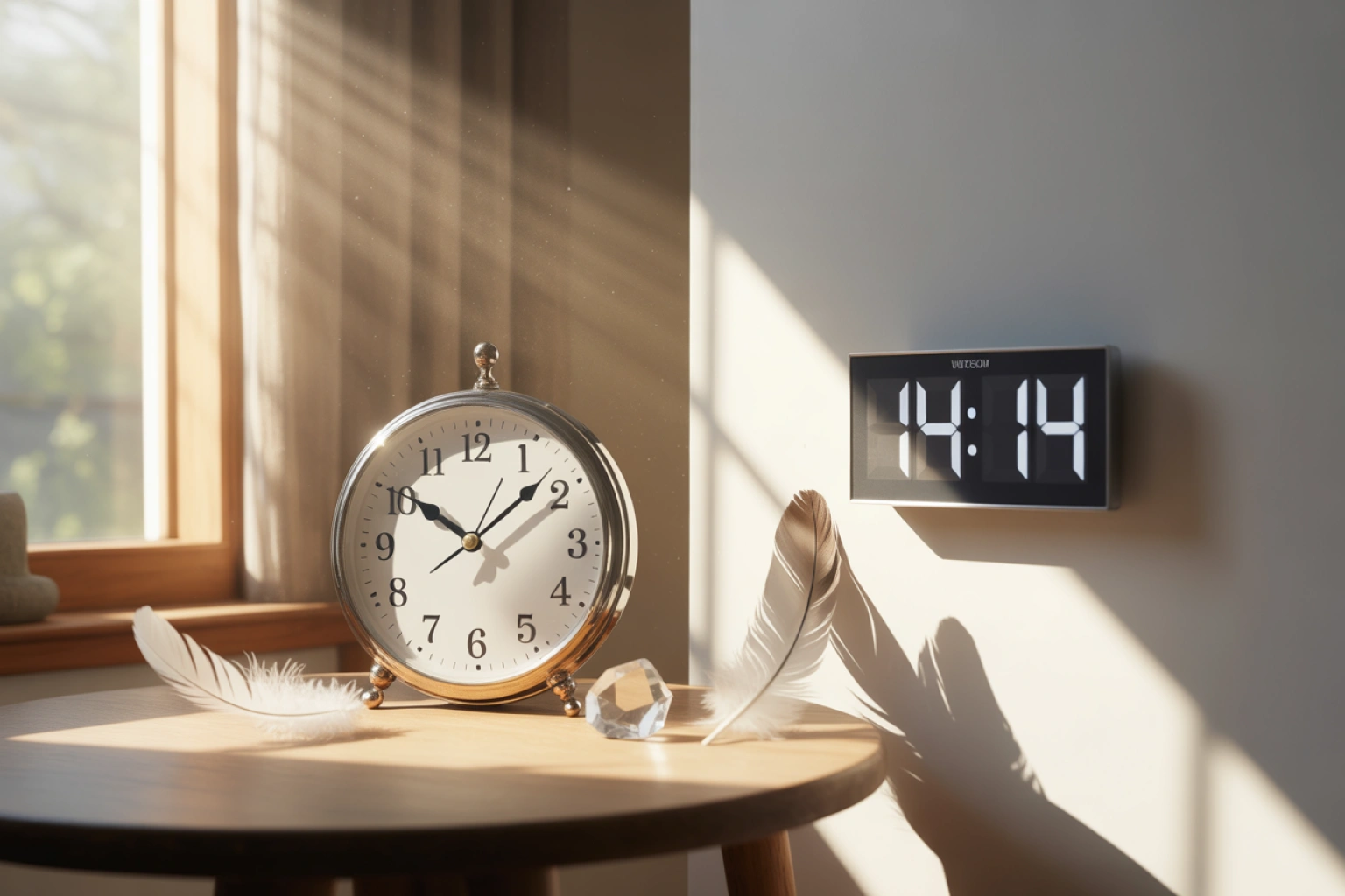 14:14 на годиннику: значення в ангельській нумерології