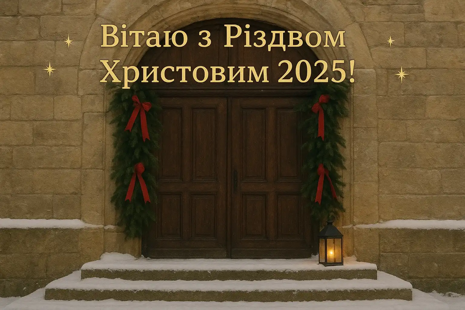 Привітання з різдвом 2025