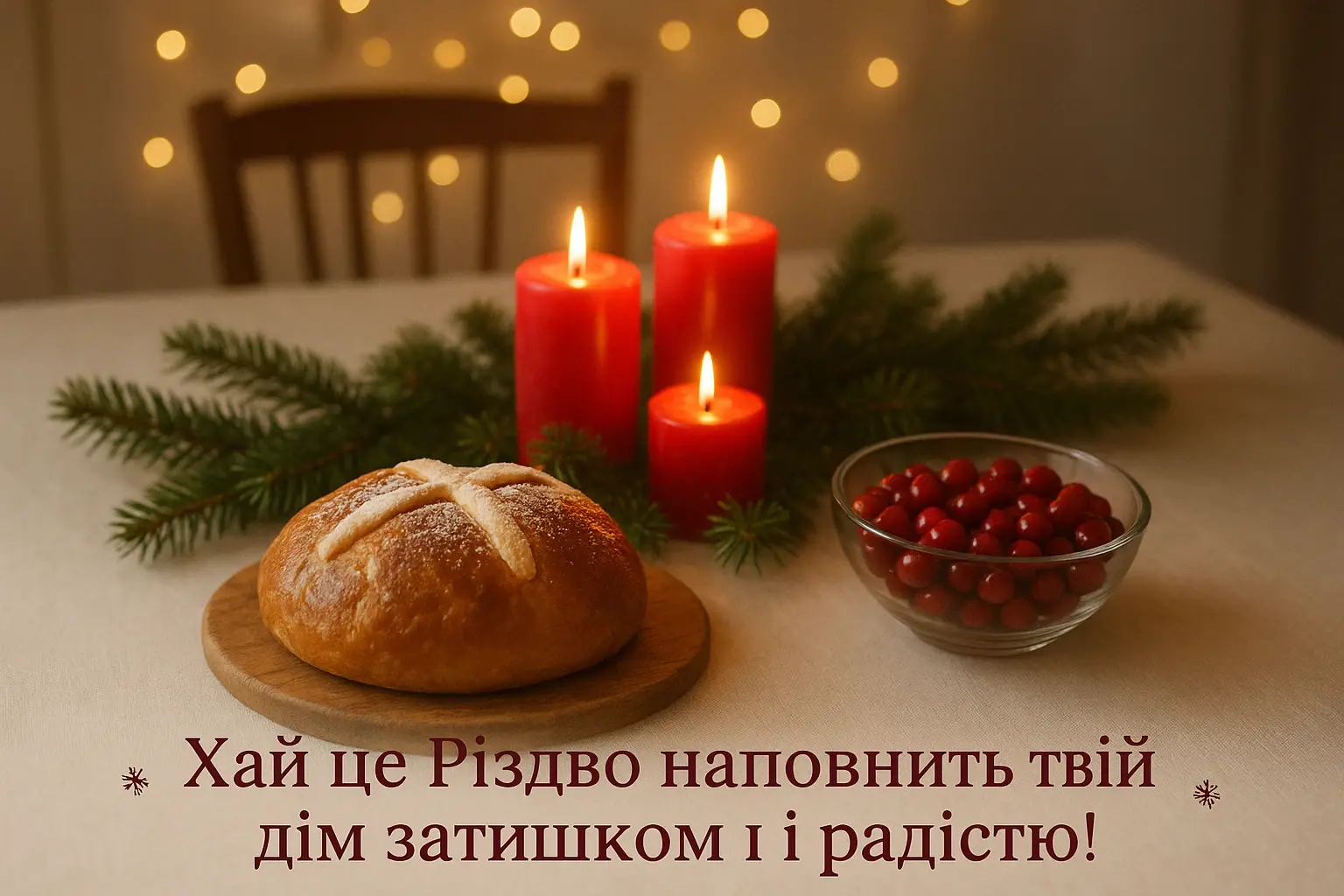 Привітання з різдвом 2025