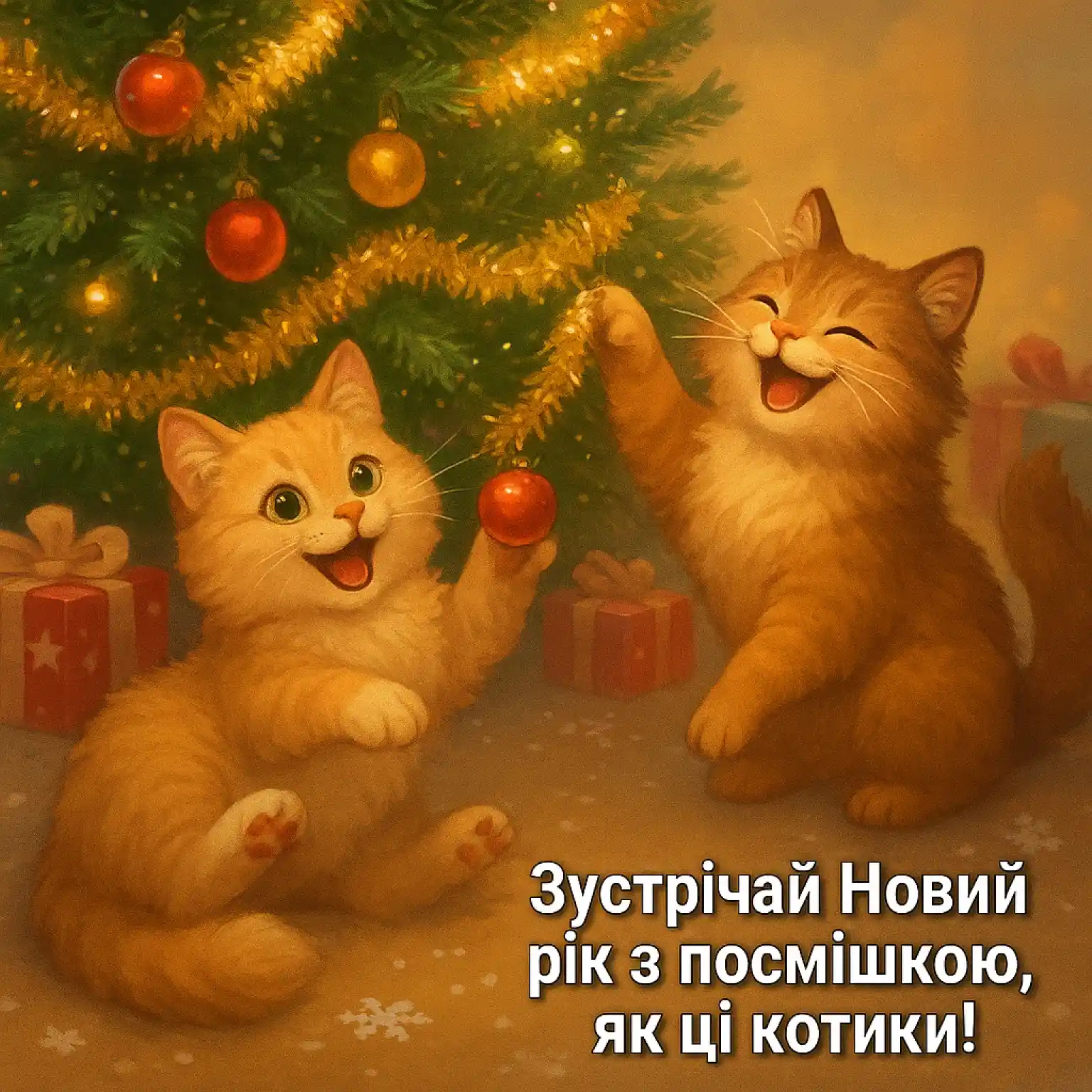 Привітання з прийдешнім новим роком 2026