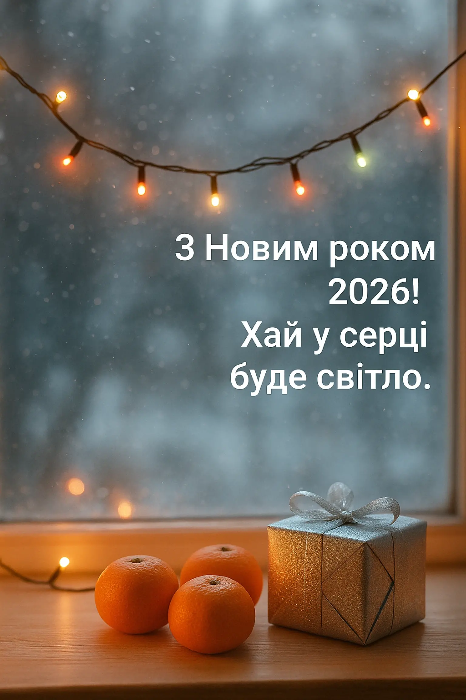 Привітання з прийдешнім новим роком 2026