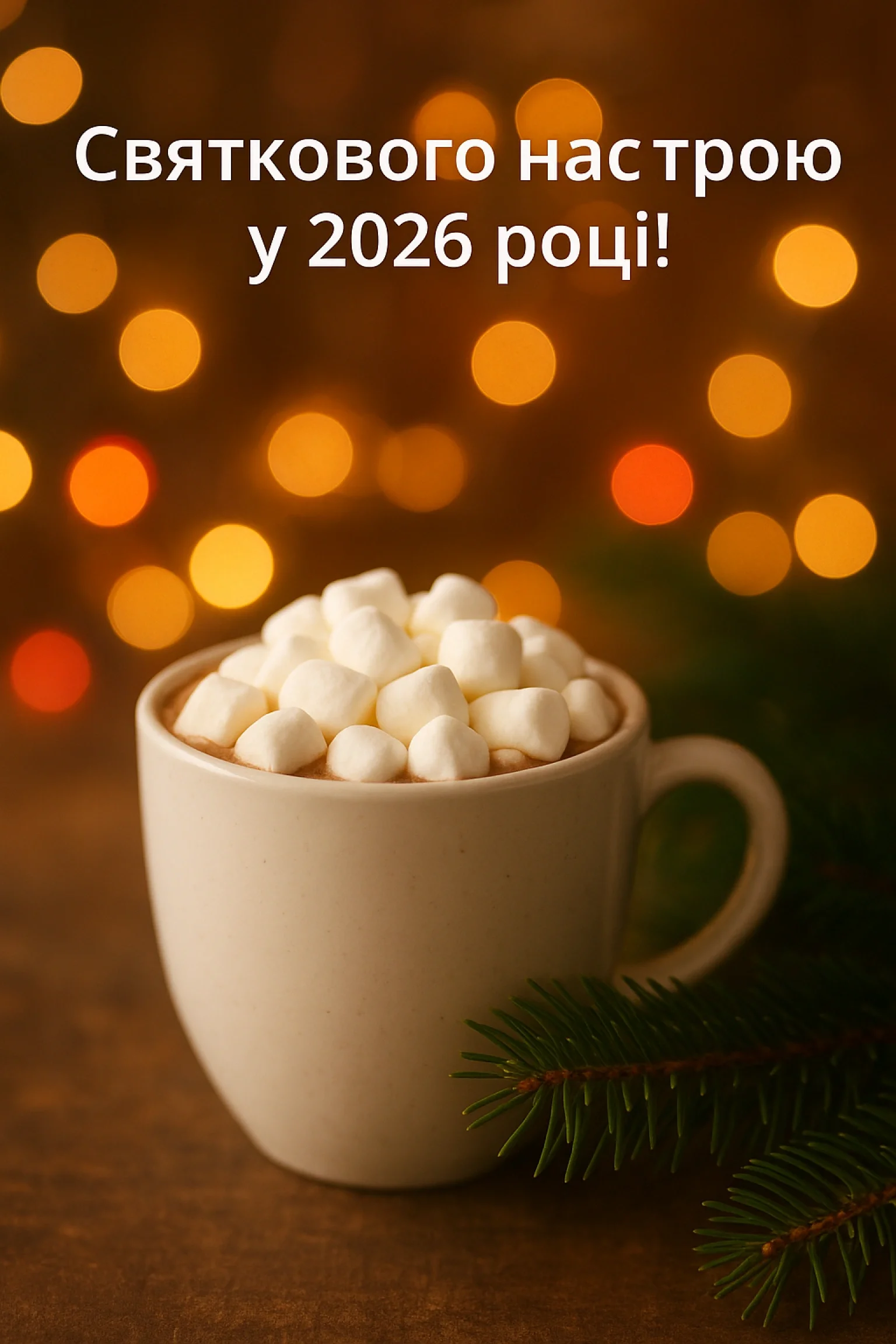 Привітання з прийдешнім новим роком 2026