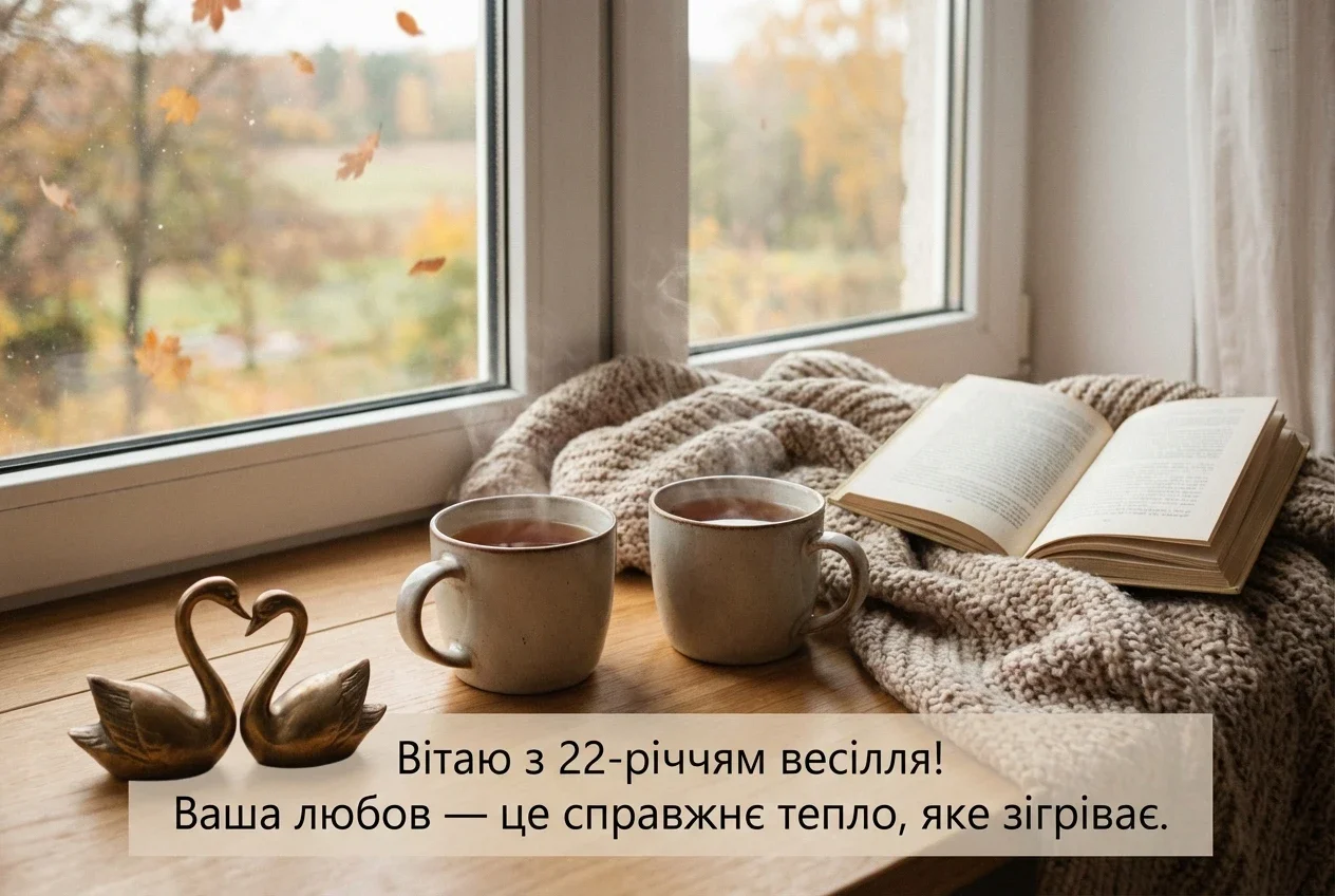 бронзове весілля 22 роки