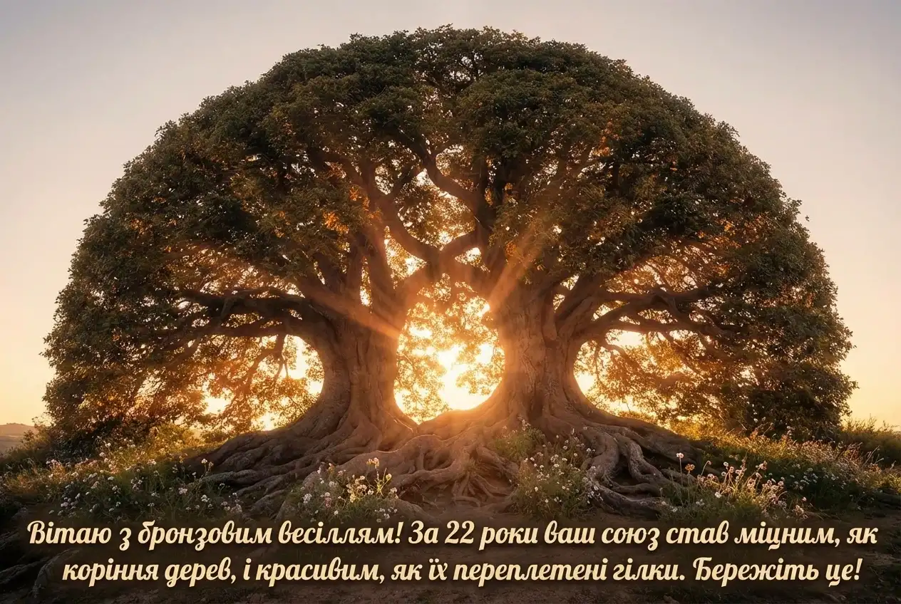 бронзове весілля 22 роки