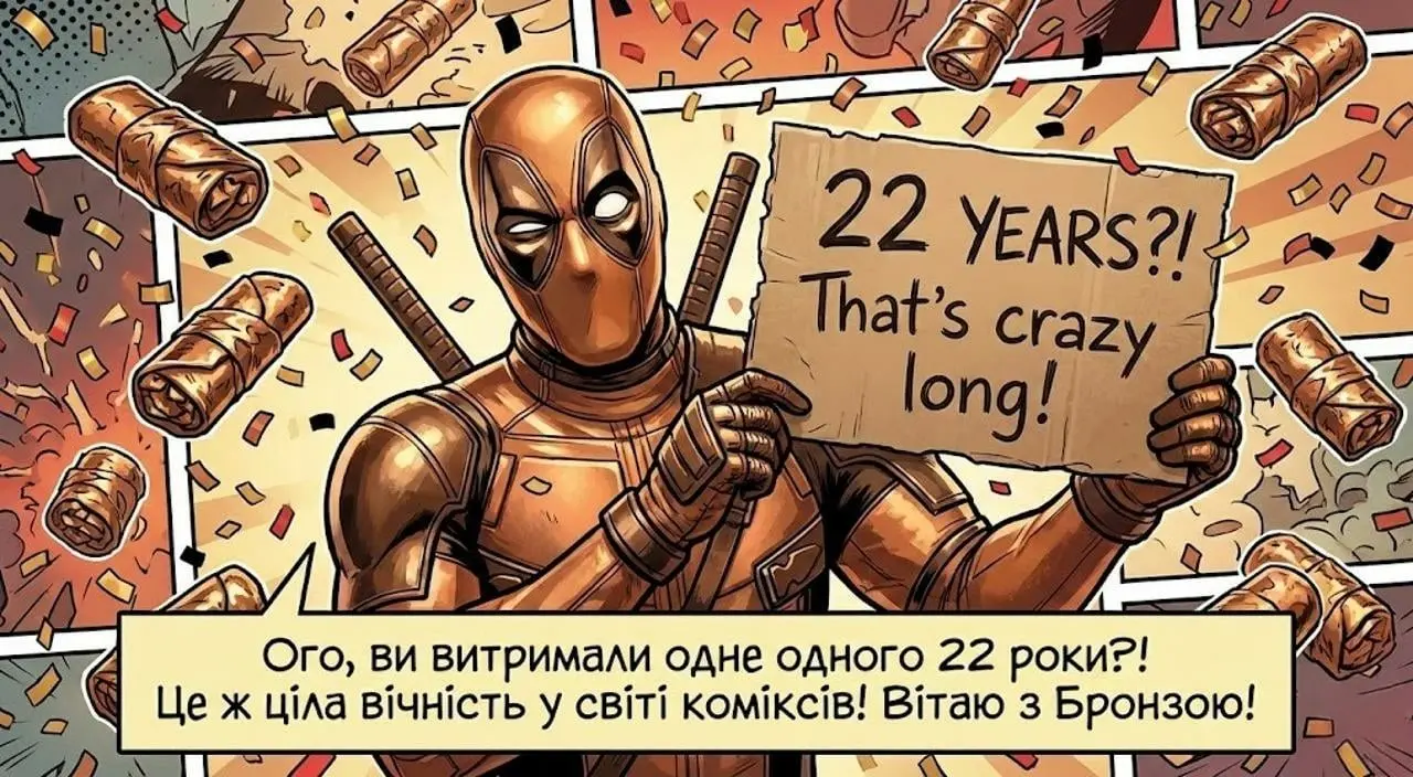 Привітання на 22 роки бронзового весілля