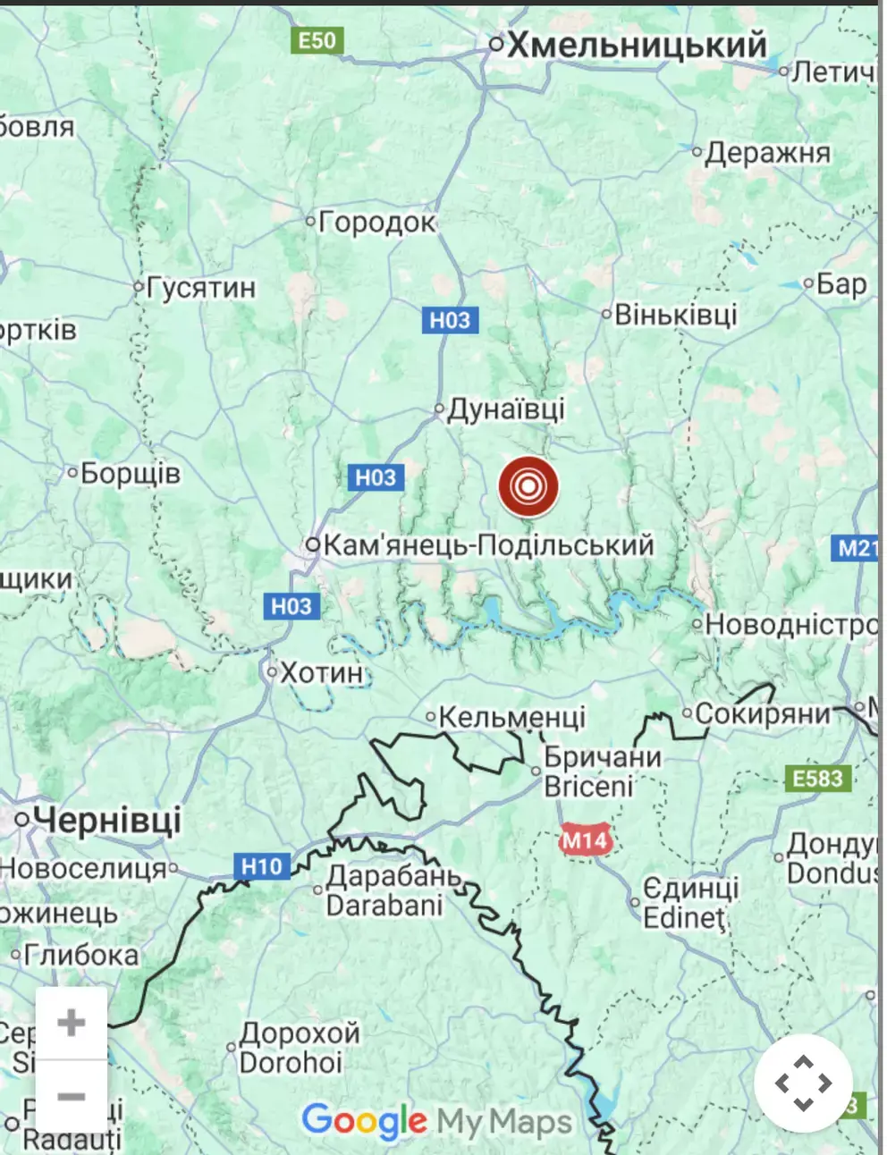 Підземні поштовхи зафіксували на Хмельниччині