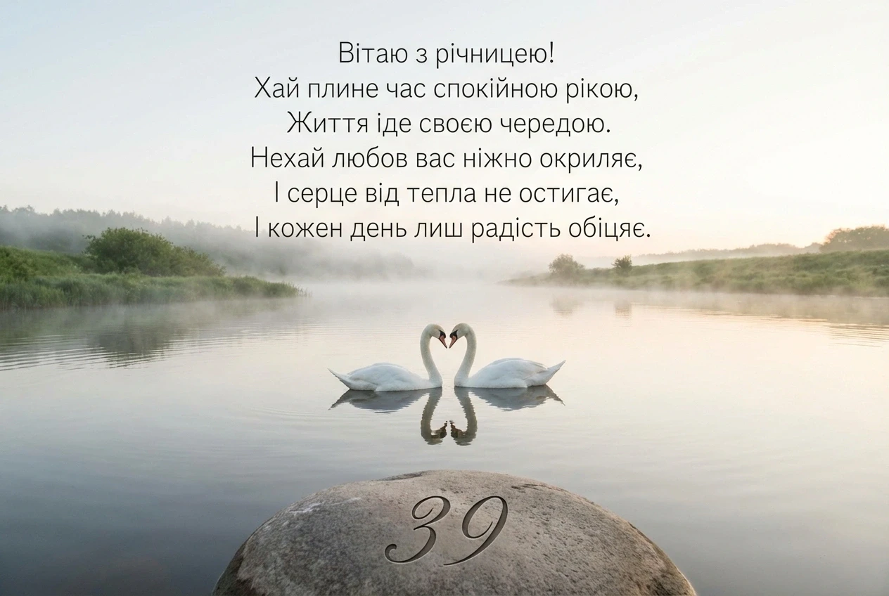 39 років весілля