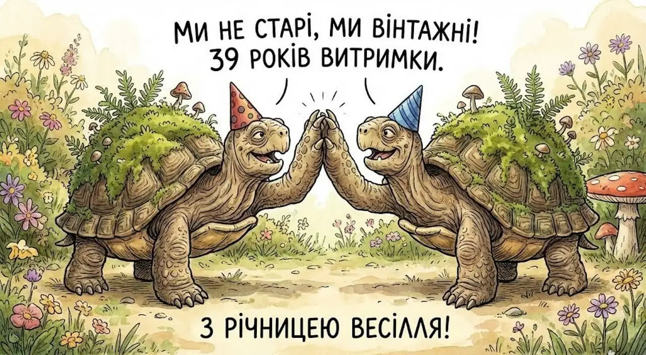 Привітання з 39 річницею весілля