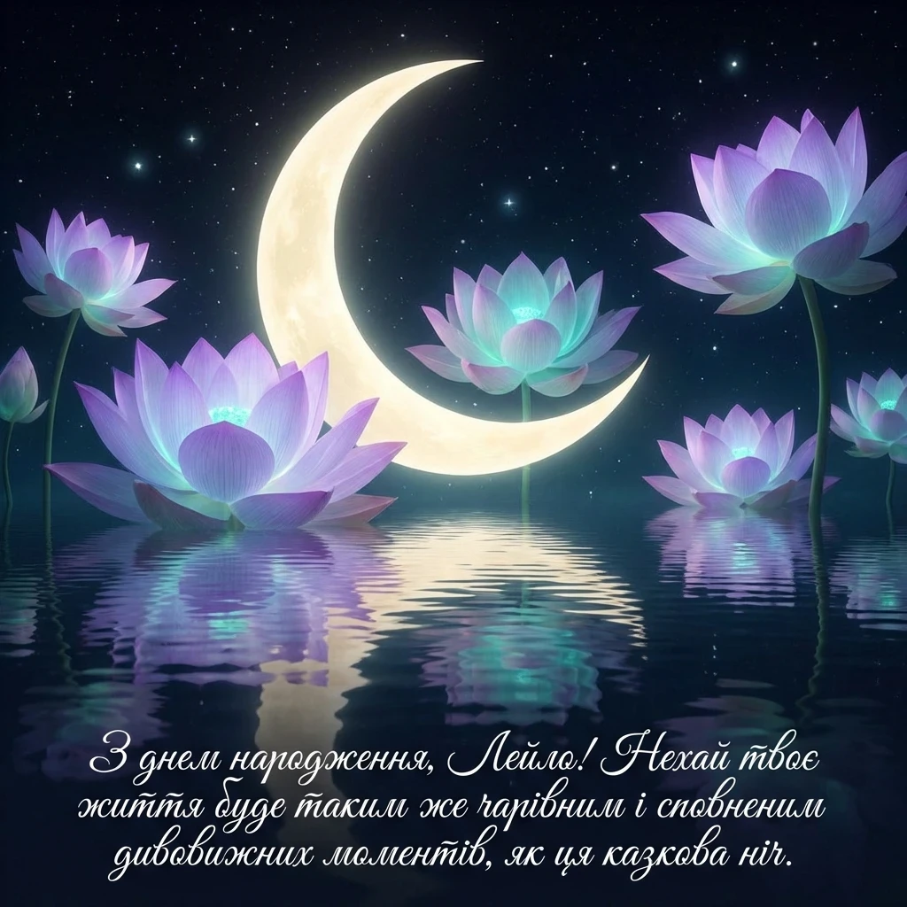 з днем народження Лейла