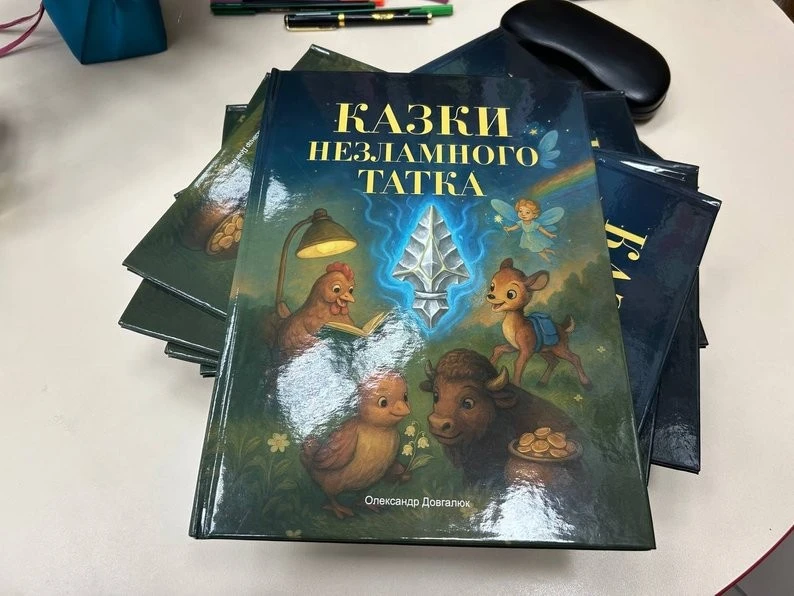 Відновлення через слово: ветеран Олександр Довгалюк презентував книгу казок, написану після важкого поранення