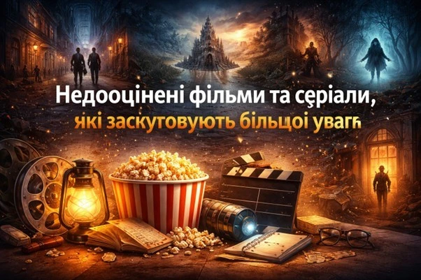 Недооцінені фільми та серіали, які заслуговують більшої уваги