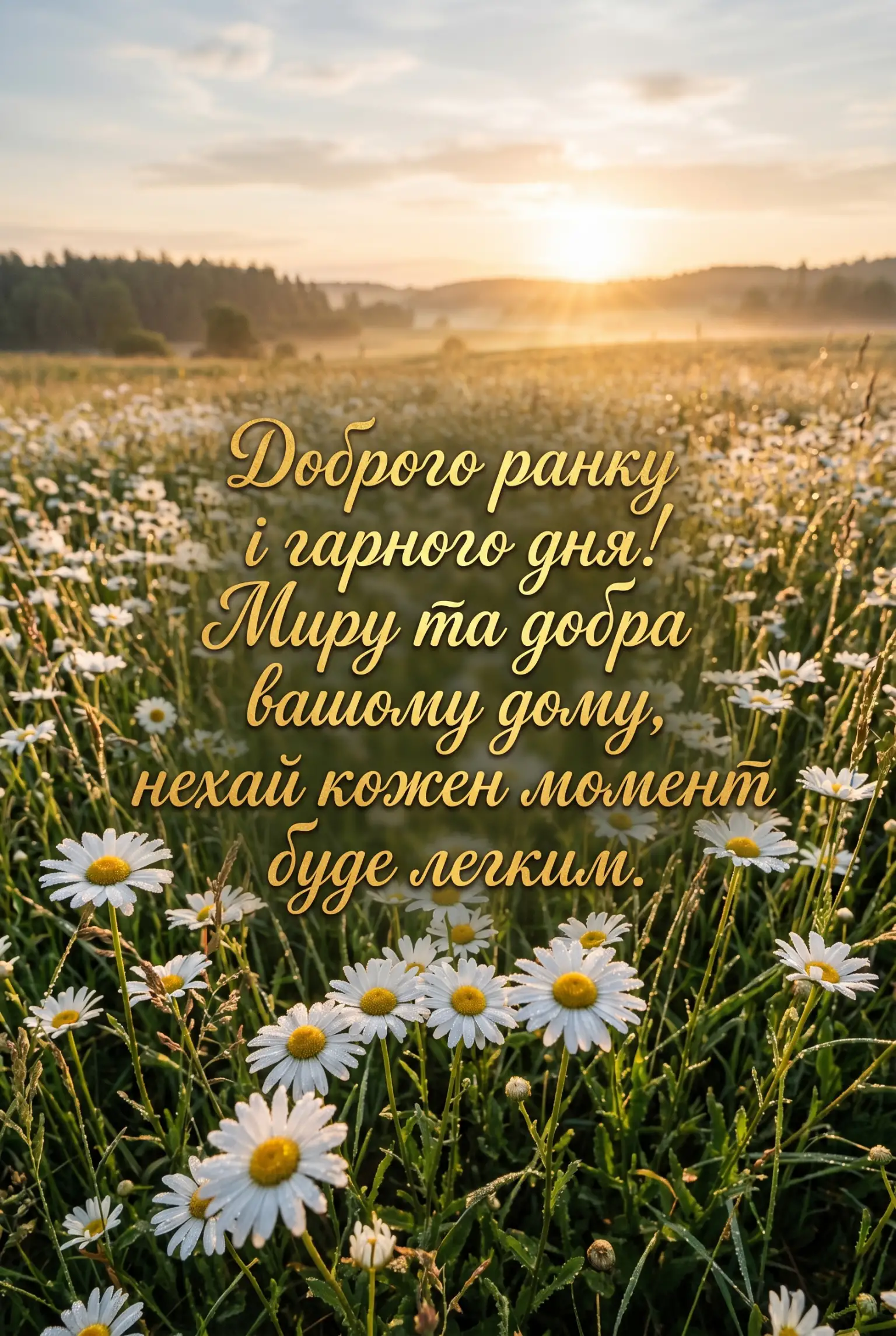 Побажання доброго ранку і гарного дня: душевна добірка листівок та натхнення