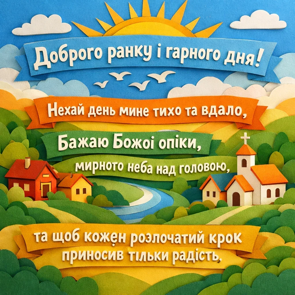 Побажання доброго ранку і гарного дня: душевна добірка листівок та натхнення