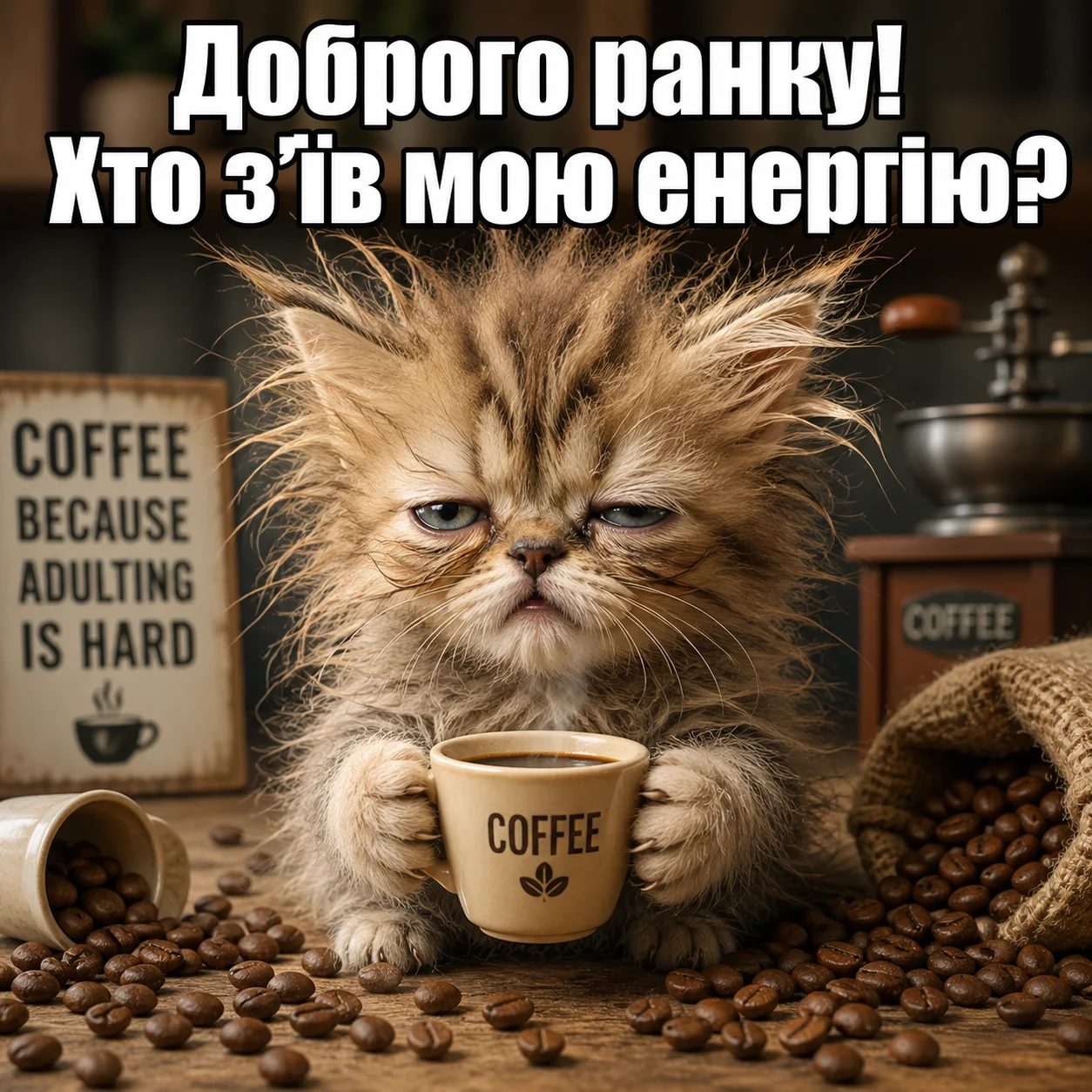 Доброго ранку: картинки з котиками для гарного настрою та затишку