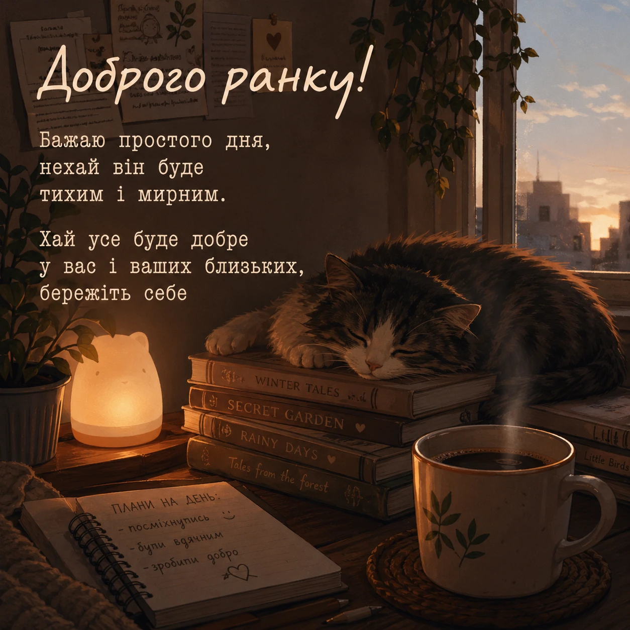 Доброго ранку: картинки з котиками для гарного настрою та затишку