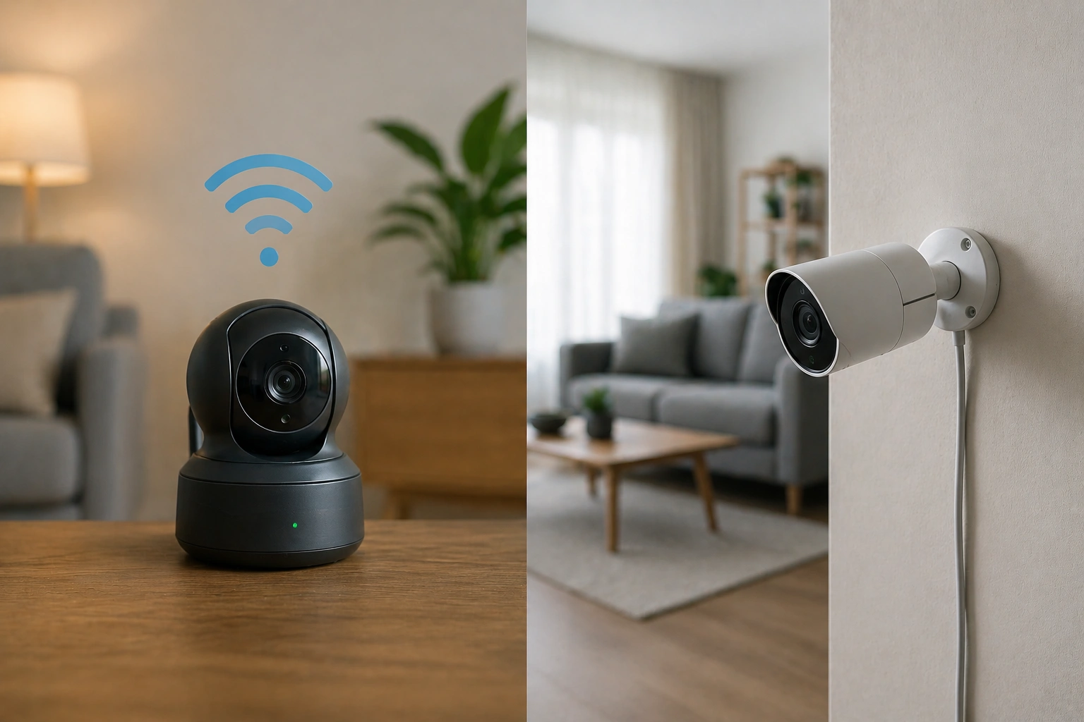 Wi-Fi камера или проводная: что лучше для дома