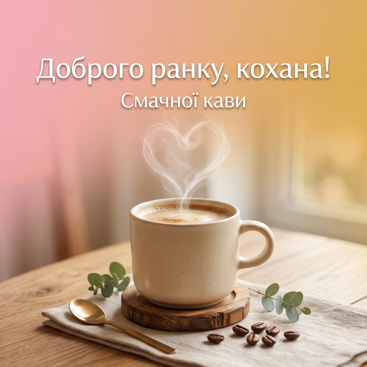Доброго ранку, кохана: душевні картинки та найкращі побажання для гарного настрою