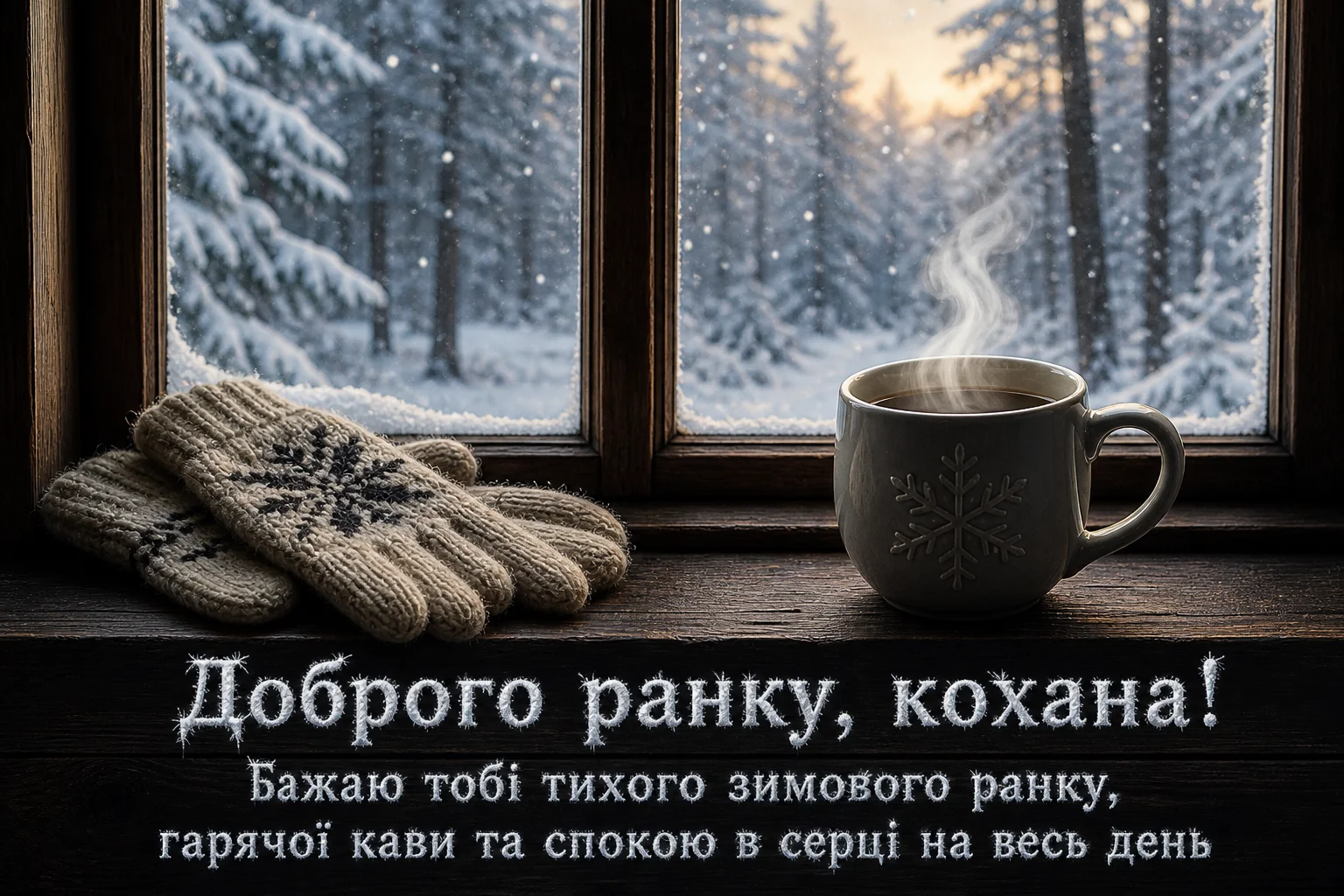 Доброго ранку, кохана: душевні картинки та найкращі побажання для гарного настрою