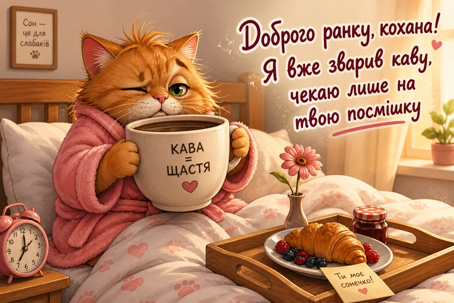 Доброго ранку, кохана: душевні картинки та найкращі побажання для гарного настрою