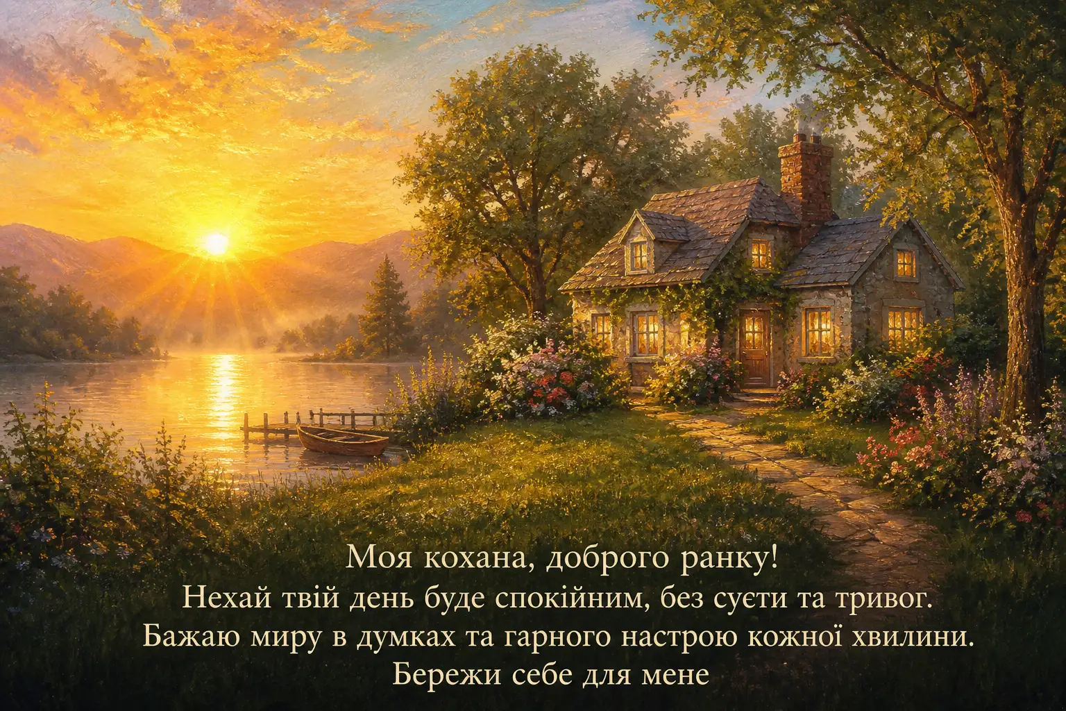 Доброго ранку, кохана: душевні картинки та найкращі побажання для гарного настрою