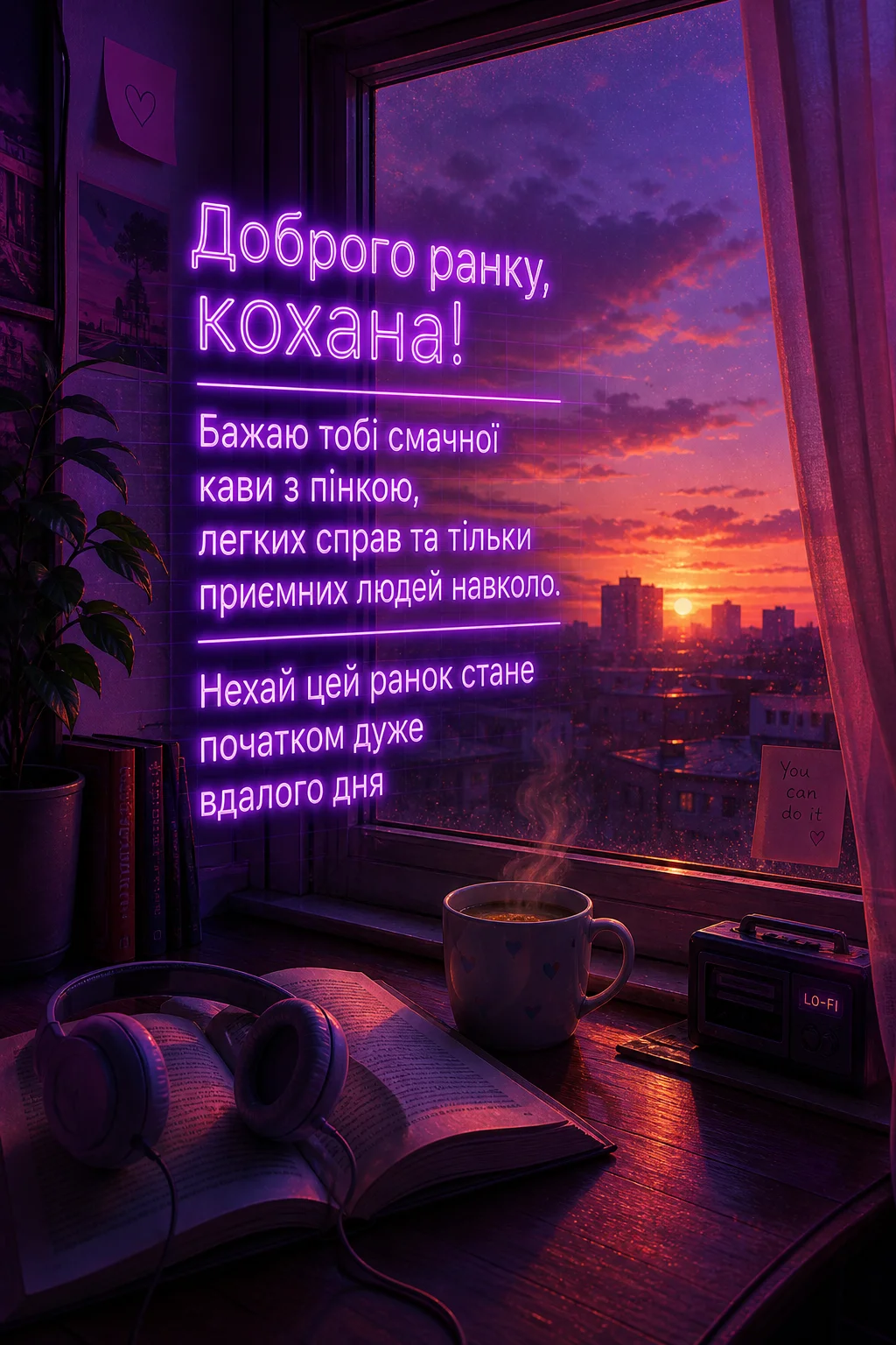 Доброго ранку, кохана: душевні картинки та найкращі побажання для гарного настрою