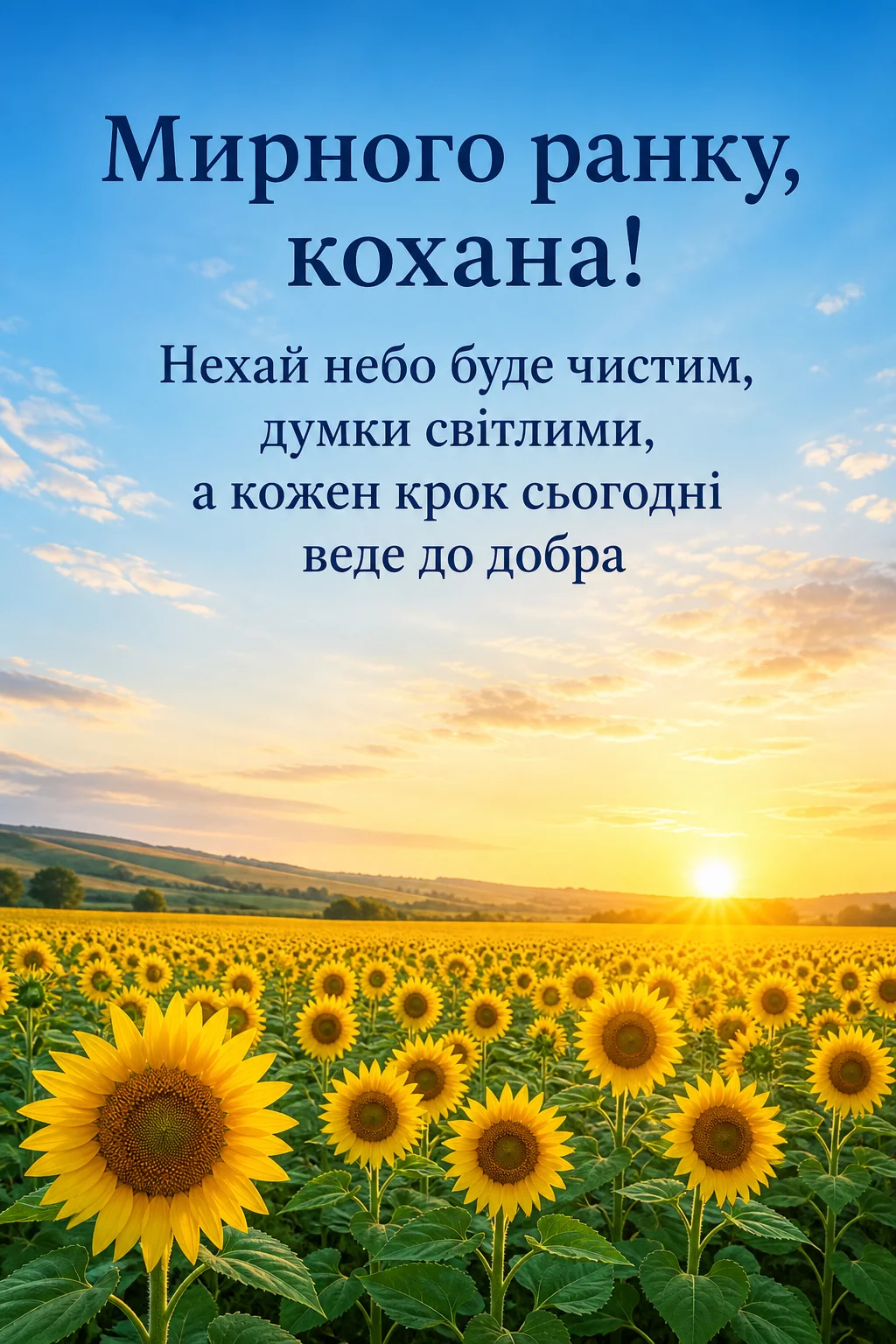 Доброго ранку, кохана: душевні картинки та найкращі побажання для гарного настрою